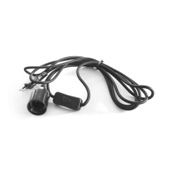 Câble avec prise et interrupteur pour ampoule horticole LED E27 - Prise EU