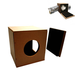 Insonorisez votre extracteur 125mm - Le caisson insonorisé mousse simple à utiliser