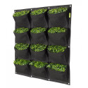 Mur végétal WALL POT 12 poches - 90 x 100cm - Herbes aromatiques, fleurs, plantes vertes
