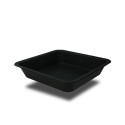 Soucoupe carré noire - 14,1 x 14,1cm - 3L