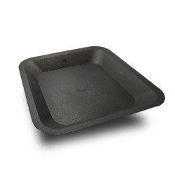 Soucoupe 18.9x 18.9cm - Carrée Noir