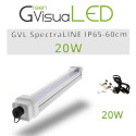 SpectraLINE IP65 60cm 20W - Waterproof - Éclairage horticole blanc pour bonsai, cactus, plantes vertes