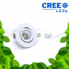 Spot encastrable 12W - LED CREE - 360° pour l'éclairage de tableaux et murs végétaux