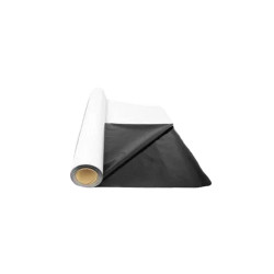 Rouleau de bâche noir et blanc 125 µm - 1mx2m  - 2