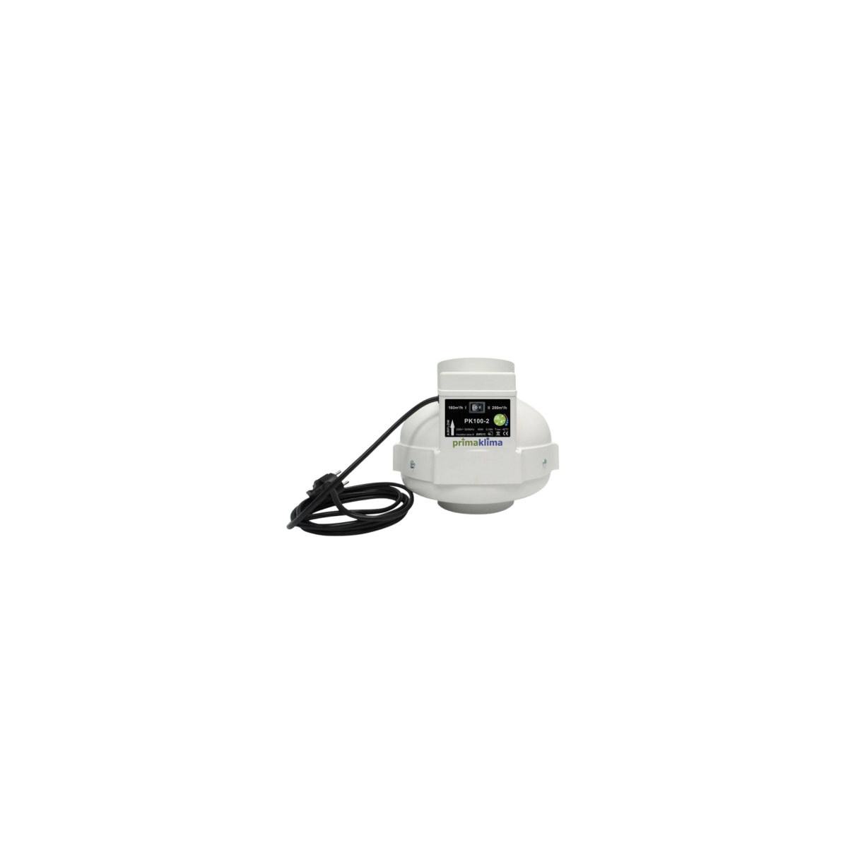 Prima Kilma - Ø100mm - 160/280m3/h - 2 vitesses - 40W