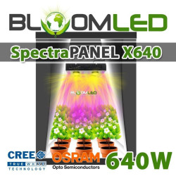 SpectraPANEL X640  - Lampe horticole LED pour 120x120 - Croissance et floraison - CREE OSRAM 640W