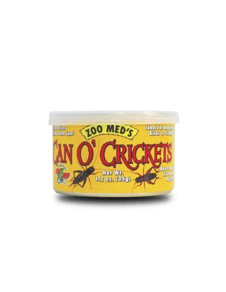 Zoo Med Can O' Crickets 35g | Nourriture Naturelle | BloomLED