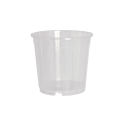 Pot en plastique transparent pour orchidées 17cm de diamètre