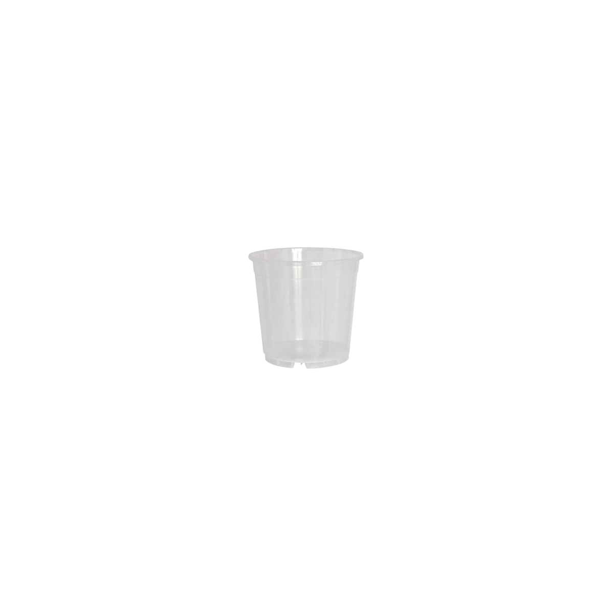 Pot en plastique transparent pour orchidées 17cm de diamètre