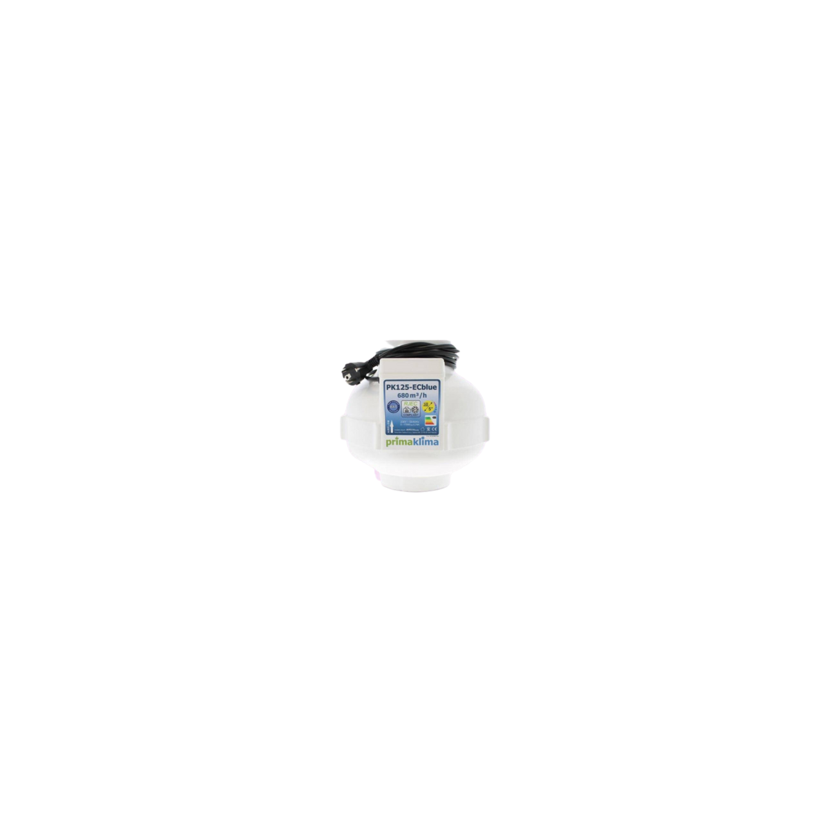 Extracteur 125mm - 680m3/h-Prima Klima ECblue
