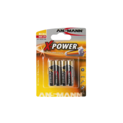 Lot de 4 Piles X-POWER AAA (LR03) - Ansmann