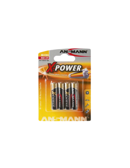 Lot de 4 Piles X-POWER AAA (LR03) - Ansmann