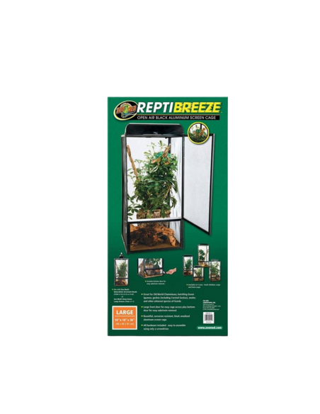 REPTI BREEZE terrarium grillagé 46x46x91cm