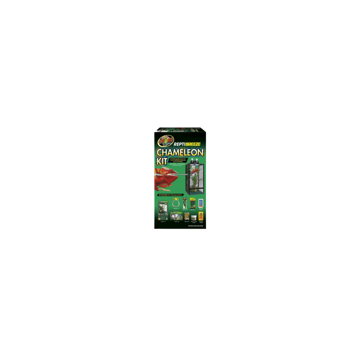 REPTI BREEZE terrarium grillagé 41x41x76cm avec éclairage
