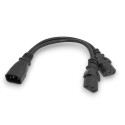 Câble de liaison IEC 30cm pour 2 spots