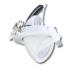 Spot encastrable 12W - LED CREE - 360° pour l'éclairage de tableaux et murs végétaux