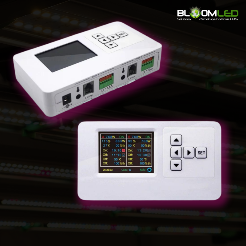 Console de gestion BloomLED lampes horticoles LEDs