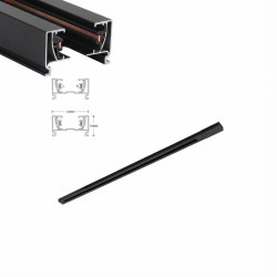 Rail de fixation pour éclairage horticole : SPOT 45W GreenVisuaLED