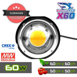 SpectraBUD X60 - Lampe horticole LED haut de gamme, étanche et silencieuse pour la culture de plantes